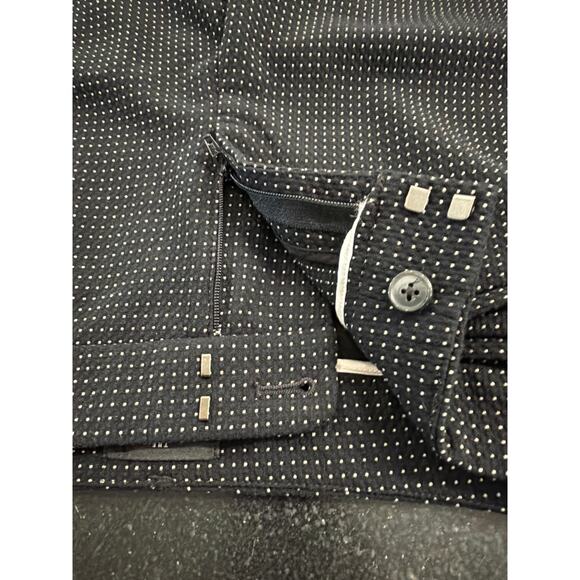 White House Black Market Black Dobby slim ankle pant 2Long - Picture 7 of 11